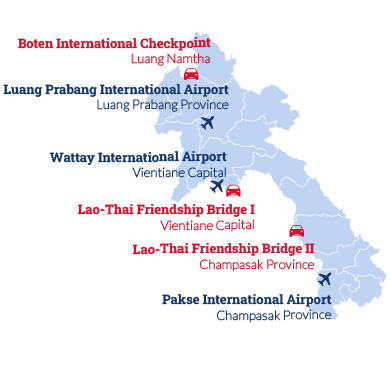 laos visa entry points